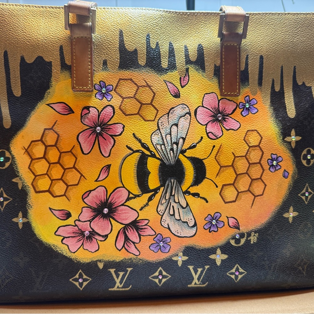 Hand Painted authentic Louis Vuitton